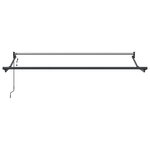 vidaXL Cadre de store rétractable électrique Anthracite 3 5 x 2 m