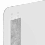 vidaXL Tête de lit Gris béton 100 cm Bois d'ingénierie