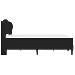 vidaXL Cadre de lit avec tête de lit Noir 120 x 200 cm Simili cuir