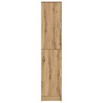 vidaXL Highboard chêne artisanal 35 x 39 x 168 cm Bois d'ingénierie