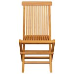 vidaXL Chaises de jardin avec coussins vert vif lot de 6 Bois de teck