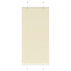 vidaXL Store plissé crème 60x150 cm largeur du tissu 59 4 cm polyester