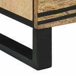 vidaXL Cabinet TV Marron 70 x 33 x 46 cm bois de manguier massif