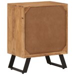 vidaXL Buffet avec 2 portes 55x36x72 cm bois massif d'acacia