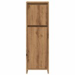 vidaXL Armoire de bain chêne artisanal 30x30x95 cm bois d'ingénierie