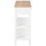 vidaXL Buffet Blanc 110x35x80 cm MDF