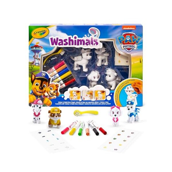 Washimals 4 animaux Pat'Patrouille