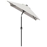 vidaXL Parasol 200 x 300 cm Blanc sable Rectangulaire