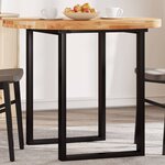 vidaXL Dessus de table rond Ø90x4 cm bois massif d'acacia