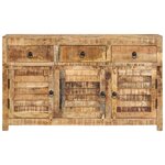 vidaXL Buffet 110x30x65 cm Bois massif de manguier