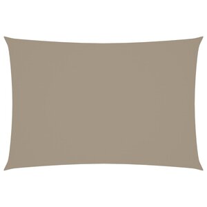 vidaXL Voile de parasol tissu oxford rectangulaire 3x5 m taupe