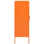 vidaXL Armoire de rangement Orange 80x35x101 5 cm Acier