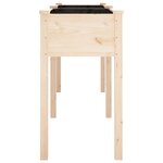 vidaXL Jardinière avec doublure 161x45x76 cm bois massif de sapin