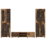 vidaXL Ensemble meuble TV FLORIN Bois ancien Bois d'ingénierie