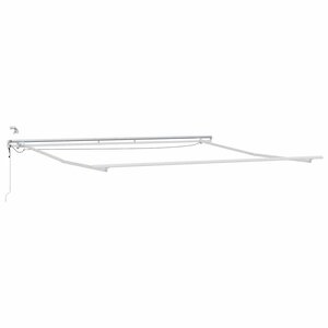vidaXL Cadre d'auvent Blanc 400 × 350 cm Aluminium