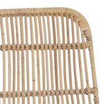 vidaXL Chaise de salle à manger 2 Pièces Naturel 41 x 55 x 85 cm