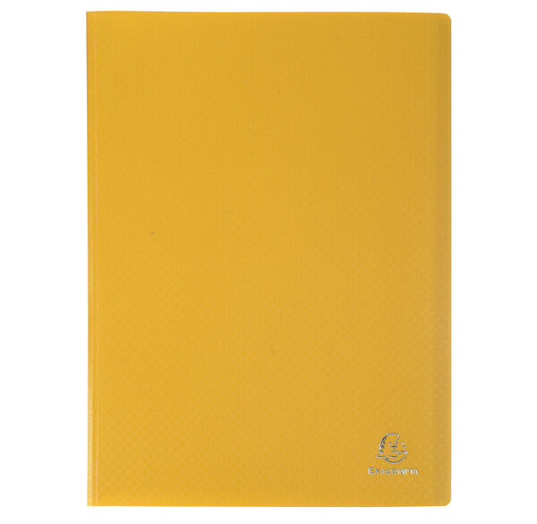 Protège-documents En Polypropylène Souple Opak 60 Vues - A4 - Jaune - X 15 - Exacompta