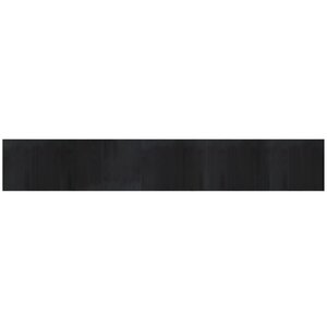 vidaXL Tapis rectangulaire noir 80x500 cm bambou