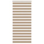 vidaXL Store zèbre marron sable largeur du tissu 105 9 cm polyester