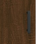 vidaXL Armoire murale chêne marron 60x31x70 cm bois d'ingénierie