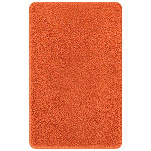 vidaXL Tapis de bain antidérapant Orange 60 x 90 cm PP