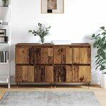 vidaXL Buffets 2 Pièces Bois ancien 120 x 35 x 70 cm Bois d'ingénierie