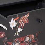 vidaXL Table de chevet avec tiroir Multicolore 50 x 33 x 60 cm