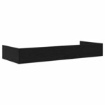vidaXL Cadre de lit Chêne noir 90 x 190 cm Bois d'ingénierie