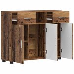 vidaXL Buffet Bois ancien 88.5 x 30.5 x 73 cm Bois d'ingénierie