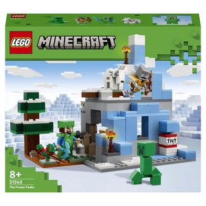 Aventure glacée avec le set LEGO® Minecraft™ 21243 Les pics gelés