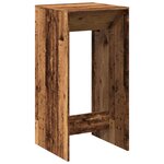 vidaXL Table de bar vieux bois 51x50x103 5 cm bois d'ingénierie