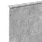 vidaXL Tête de lit Gris béton 90 cm Bois d'ingénierie