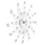 vidaXL Horloge murale avec mouvement à quartz Design moderne 50 cm