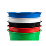 Corbeille papier q-connect plastique resistant 13l       275x285mm coloris noir opaque