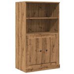 vidaXL Buffet haut chêne artisanal 60x35 5x103 5 cm bois d'ingénierie