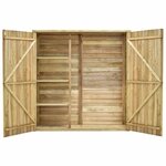 vidaXL Abri à outils de jardin 163x50x171 cm Pinède imprégnée