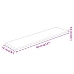 vidaXL Tête de lit murale 12 Pièces Rose Velours