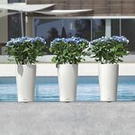 LECHUZA Jardinière Cilindro Color 32 ALL-IN-ONE Blanc 13950