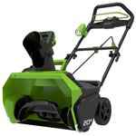 Greenworks souffleuse à neige sans balai sans batterie gd40st 2600007