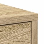 vidaXL Buffet avec tiroirs et portes chêne sonoma 70 5x34x74 5 cm