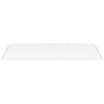vidaXL Serre avec cadre en acier blanc 84 m² 14x6x2 85 m