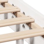 vidaXL Cadre de lit sans matelas blanc 150x200 cm bois de pin massif