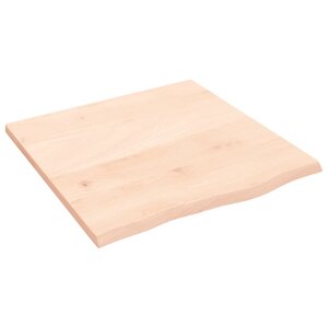 vidaXL Dessus de table 60x60x2 cm bois de chêne massif non traité
