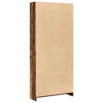 vidaXL Bibliothèque vieux bois 80x24x176 cm bois d'ingénierie