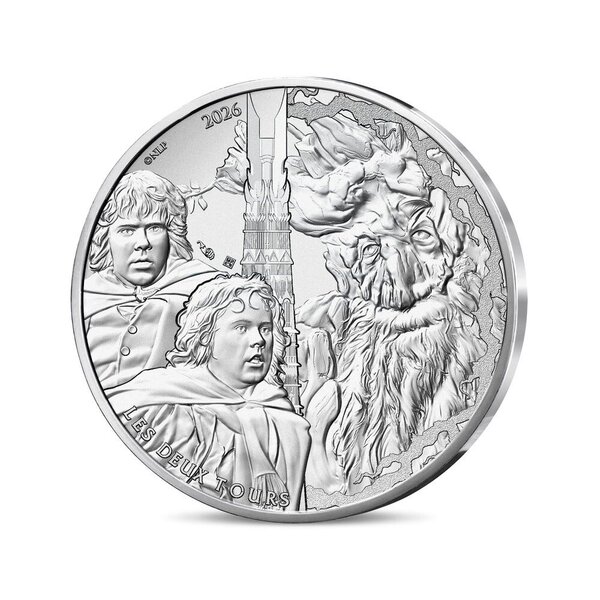 Le Seigneur des Anneaux Monnaie de 10€ Argent Merry  Pippin et Sylvebarbe