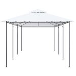 vidaXL Belvédère 600x298x270 cm Blanc 180 g/m²
