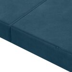 vidaXL Canapé-lit pliable 160 x 67 x 45 cm Bleu