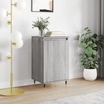 vidaXL Buffet sonoma gris 40x35x70 cm bois d'ingénierie