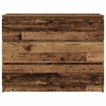 vidaXL Buffet vieux bois 100x35x76 cm bois d'ingénierie