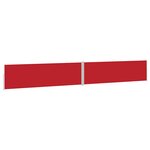 vidaXL Auvent latéral rétractable de patio 170x1200 cm Rouge